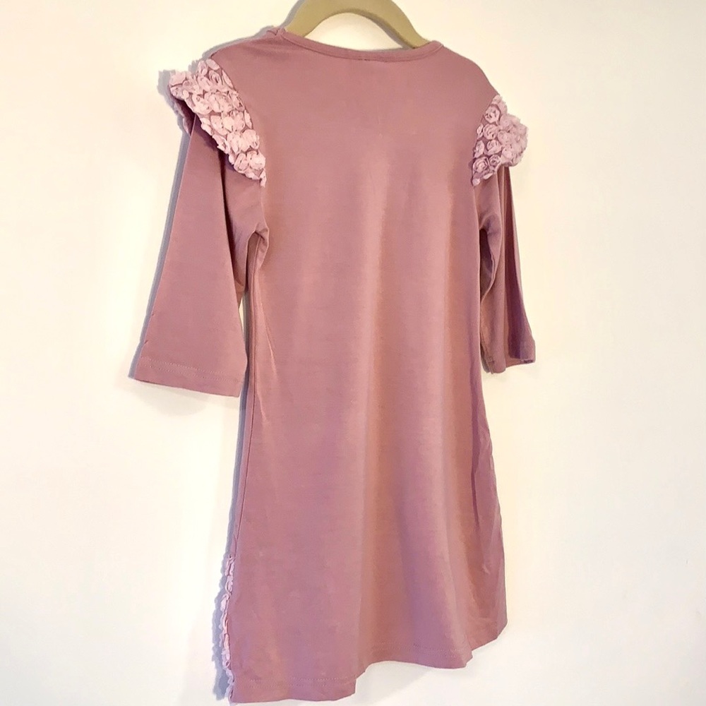 NWOT Chit-Chat, Little Girls Dress (Mauve) - Picture 5 of 8
